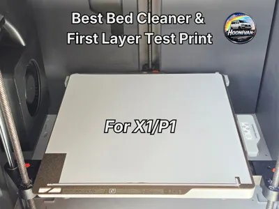 Best Buildplate Cleaner / First layer test print.