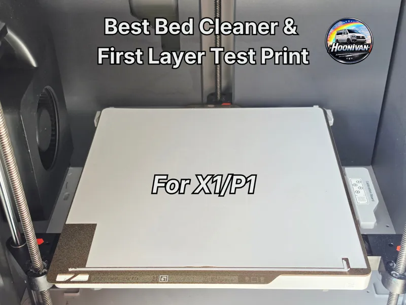 Best Buildplate Cleaner / First layer test print.