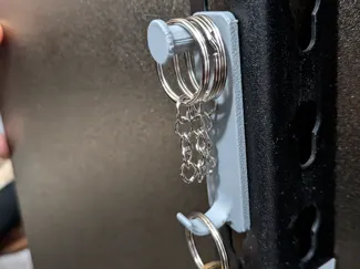 Shelving rack hooks