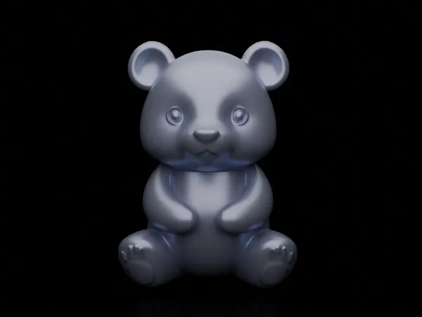 Panda assis