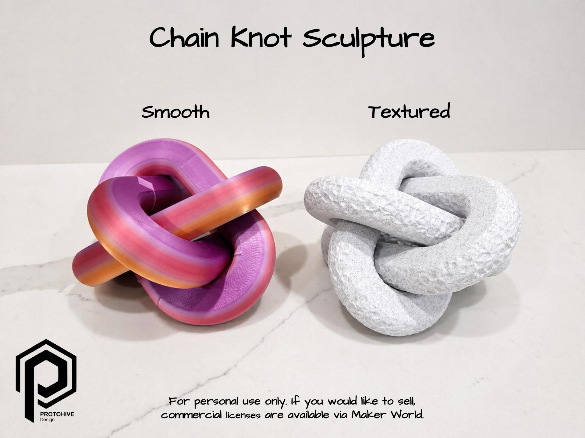 Chain Knot Sculpture