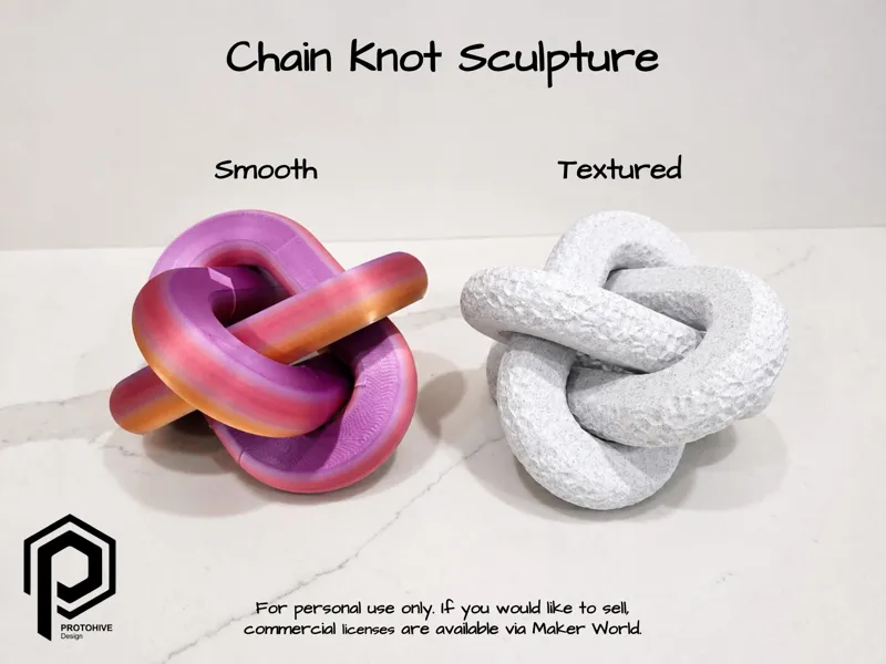 Chain Knot Sculpture