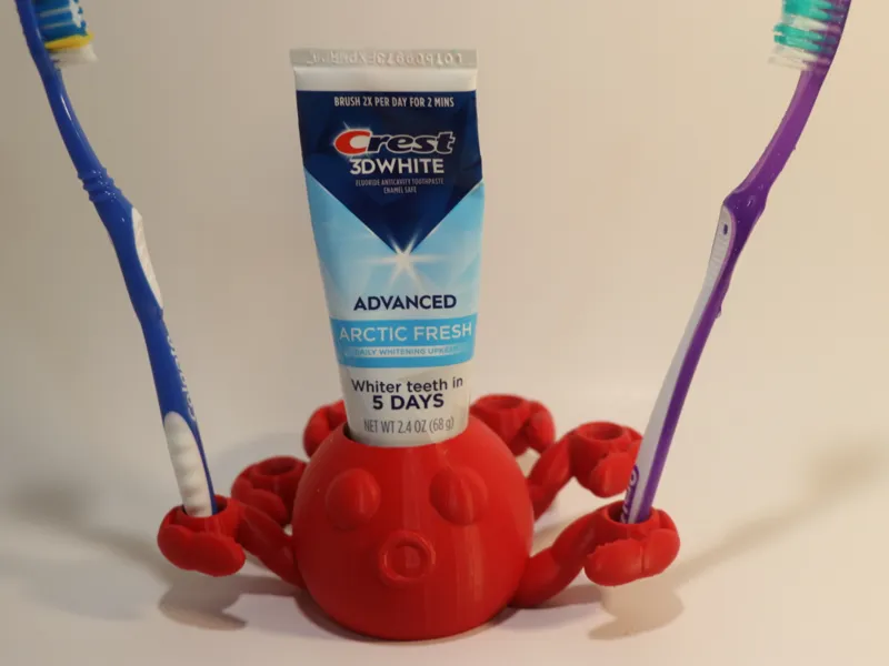 Octopus Toothbrush Holder