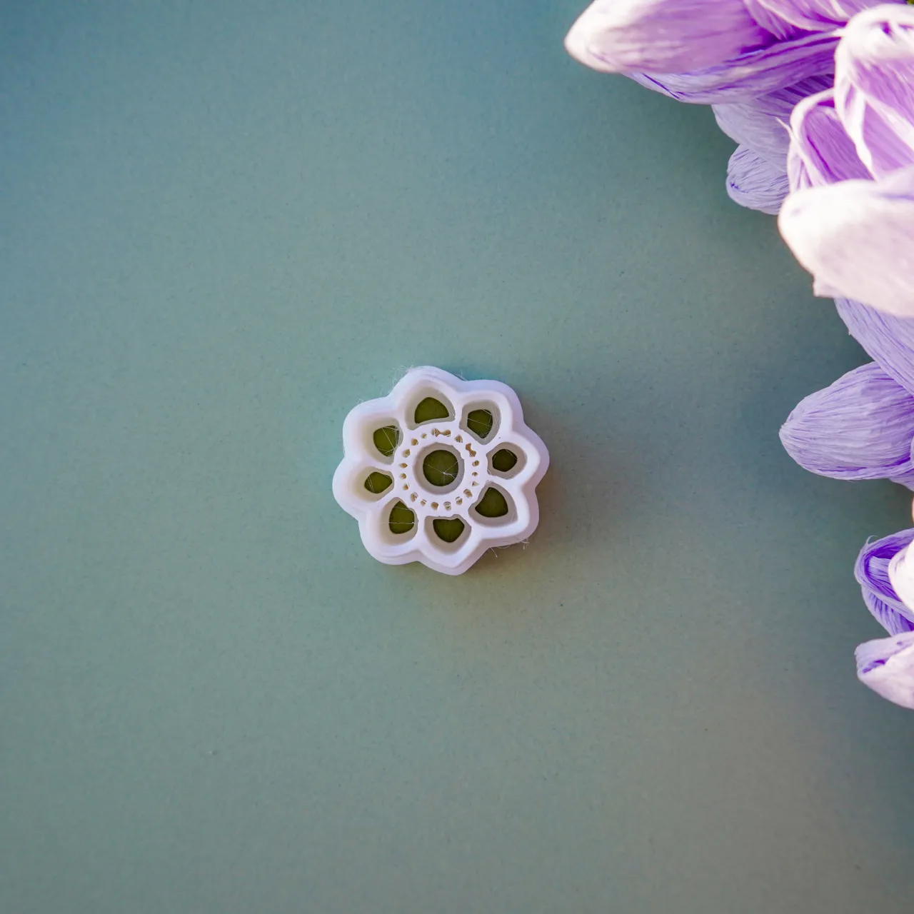 Flower Mini Clay Cutter For Earrings Necklaces view 2