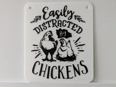 Easily Distracted by Chickens