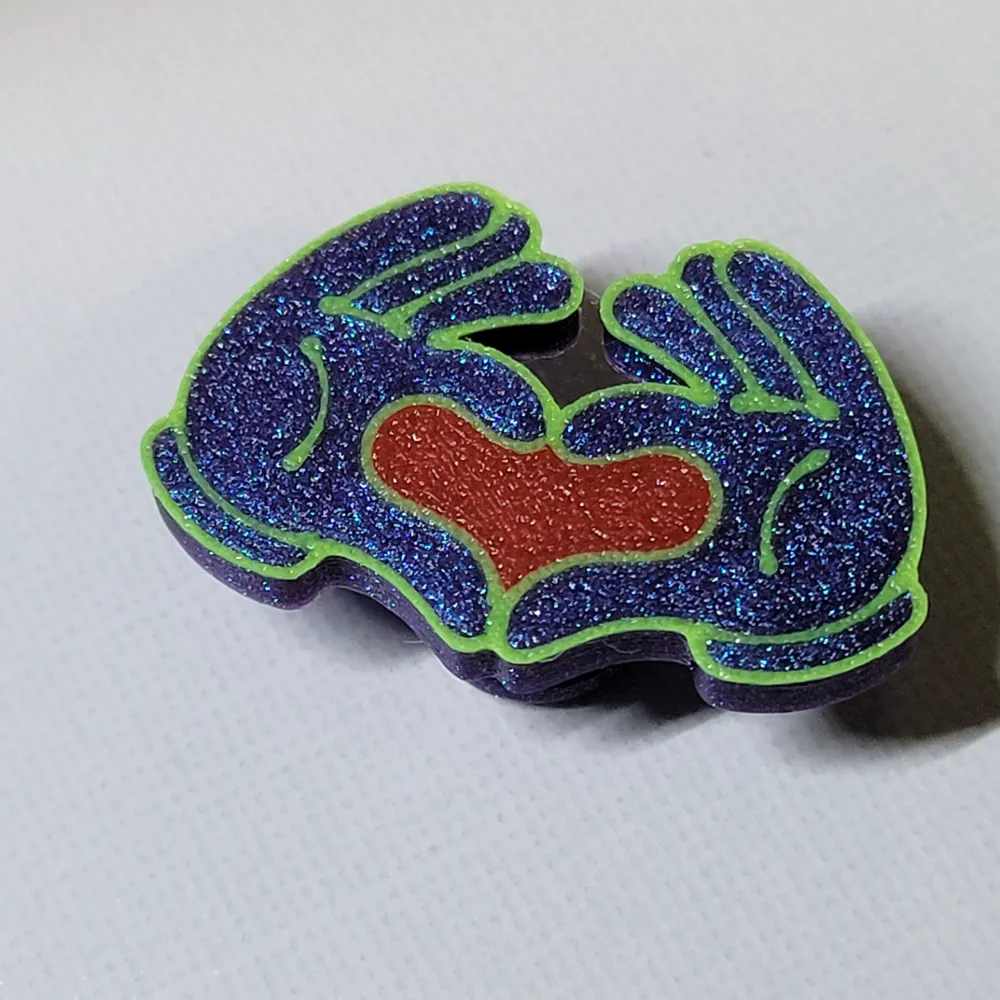 Crocs Jibbitz Set, Groovy Hands by kabendesign MakerWorld