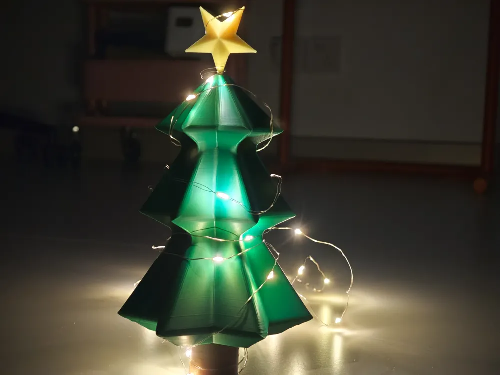 Miniature model christmas trees