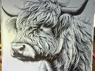 Highland Cow hue forge 