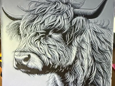 Highland Cow hue forge