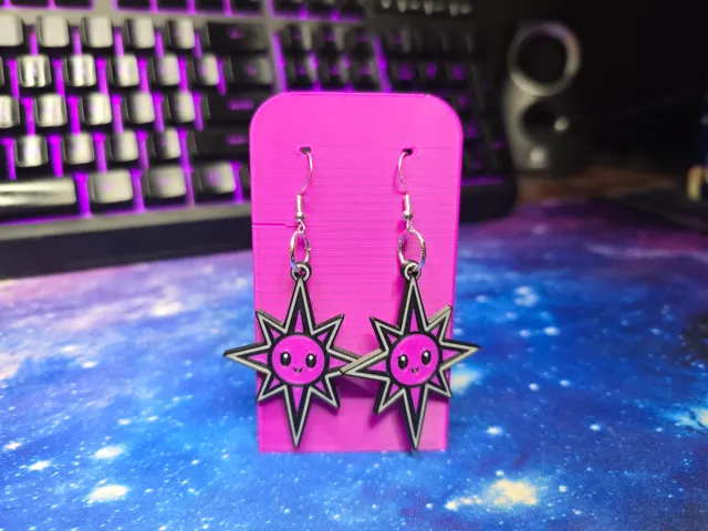 Synth Star Earrings