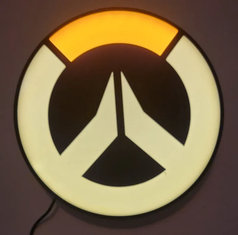 Overwatch Logo LED Lightbox