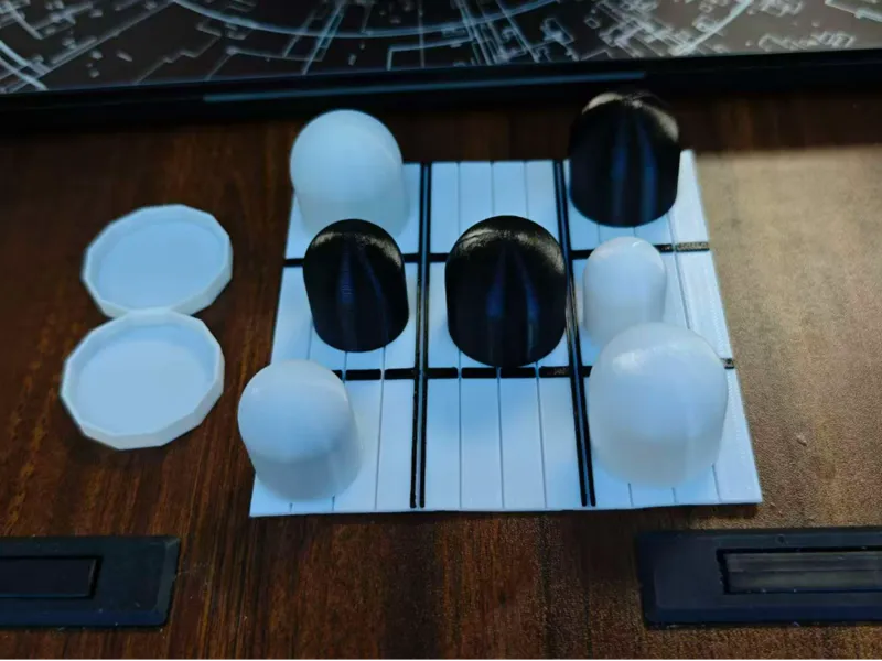 可收纳的便携套娃井字棋