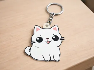 Cute Cat Keychain