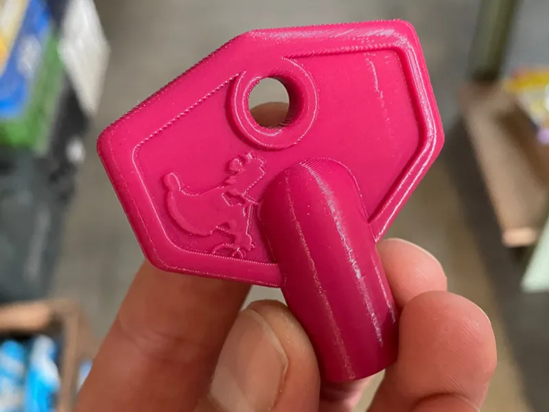 Panel Key - 8mm Square Female