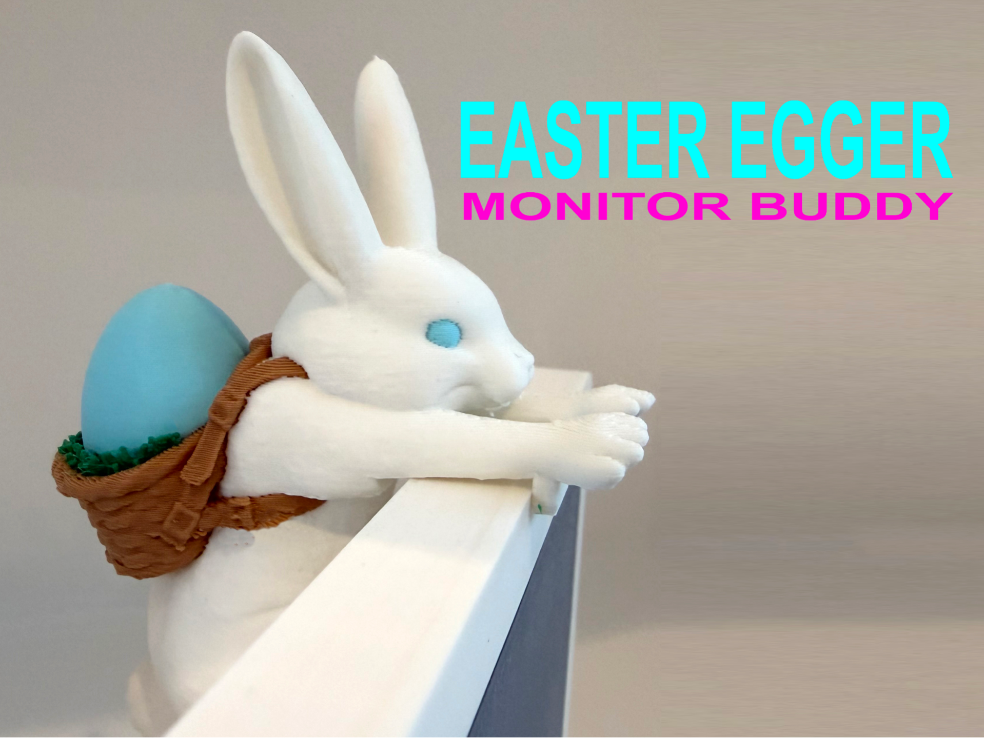 Easter Egger Bunny/Rabbit Monitor Bunny