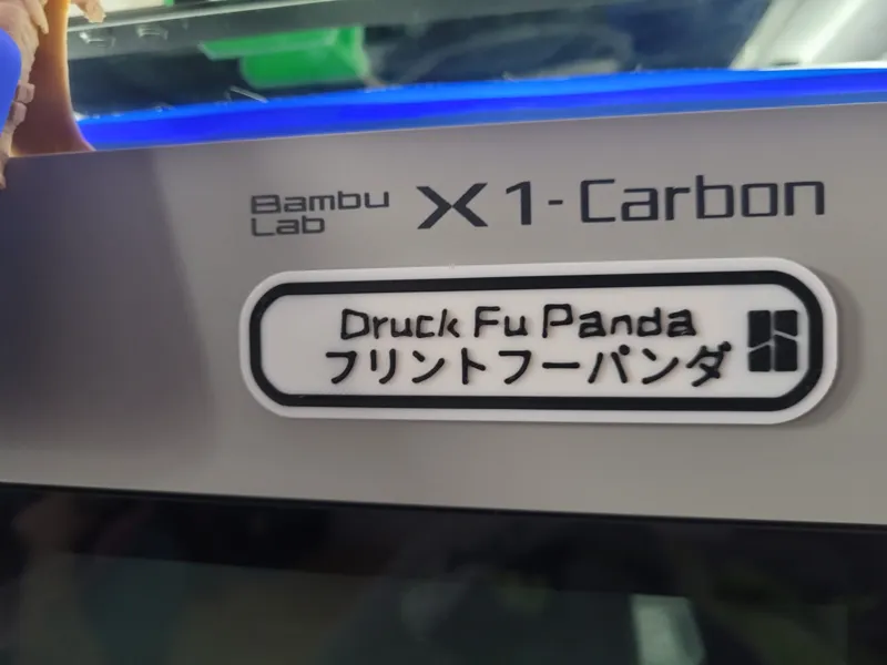 Bambu Logo - Druck fu Panda
