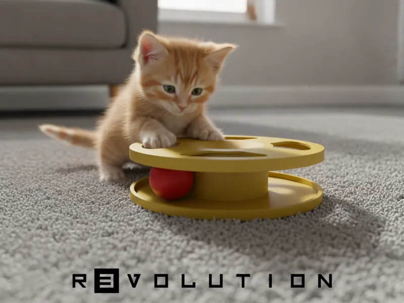 Cat Ball Spinner Toy