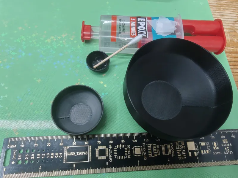 Printable Fast Mix Bowls and Stirrers for Glue