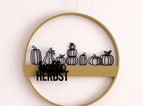 Adorno temático: Pumpkins – AutumnSet – Motifs for BloomFrame — referencia de MakerWorld