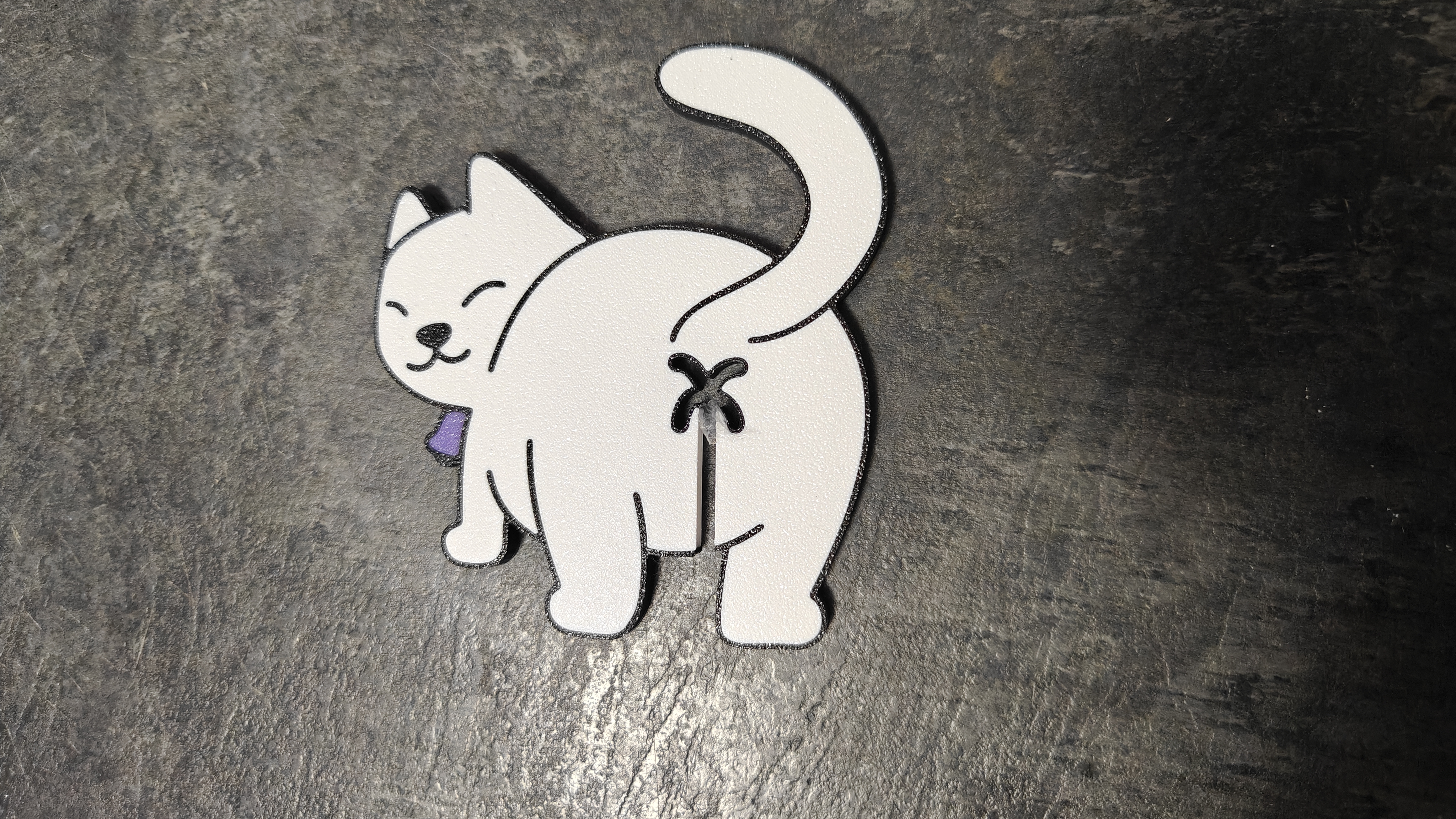 Miniatura 3 do modelo 3D Cat Bag Clip