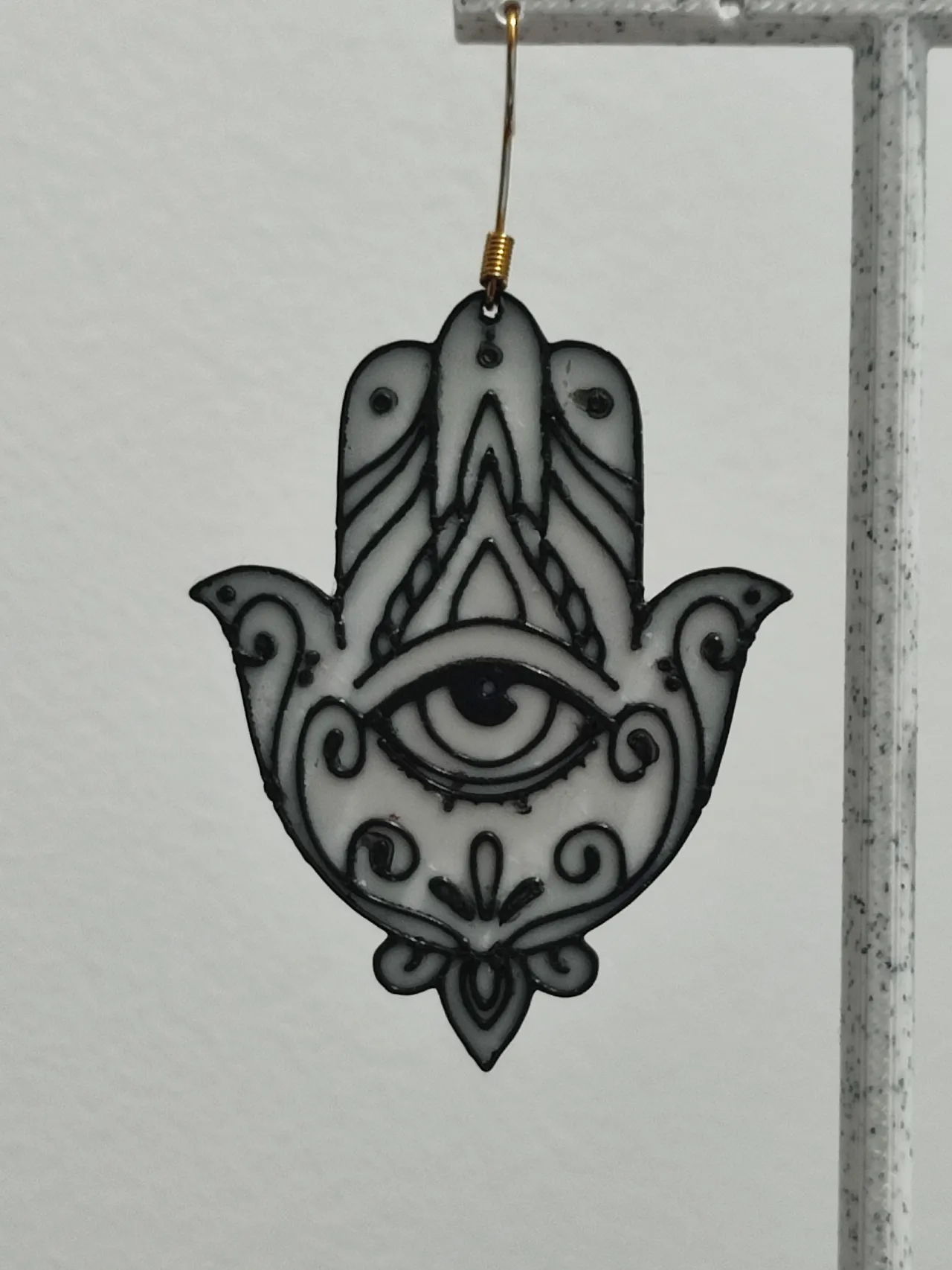 Aretes Hamsa Étnica view 4