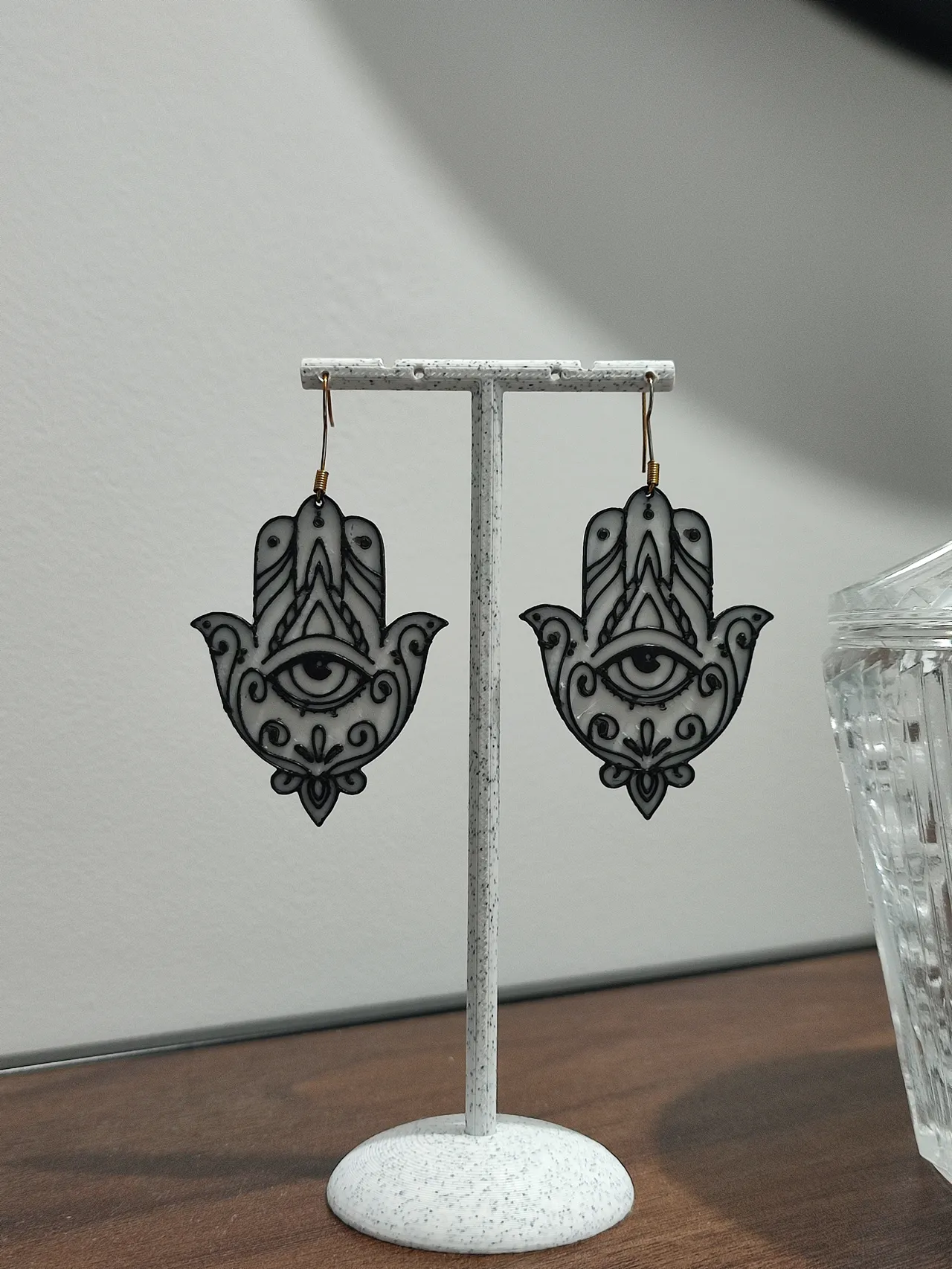 Aretes Hamsa Étnica view 2
