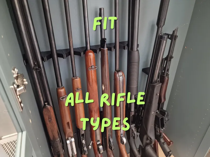 rifle cabinet holder