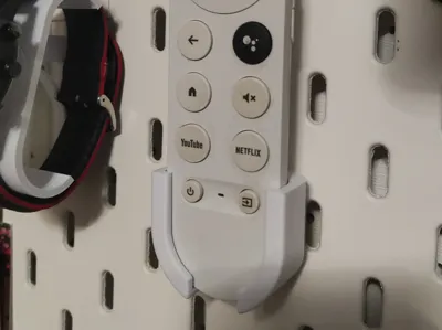 Google TV remote control holder for Skadis