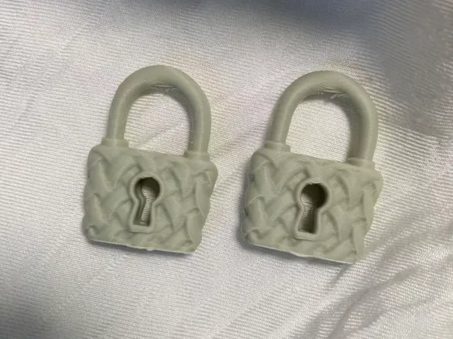 立体编织童锁耳环