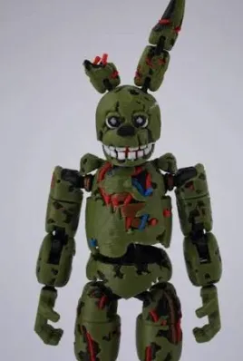 Figura decorativa: FNAF Springtrap Articulated Display Figure — vista de referencia 5
