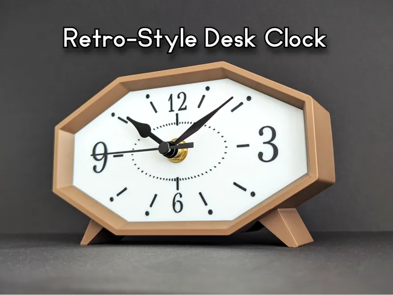 Retro-Style Desk Clock