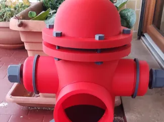 Fire hydrant bird house - casa uccellini