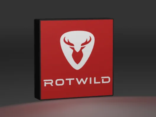 Rotwild Lightbox – LED Logo für Bike-Fans
