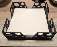 Porte-serviettes plat motif hexagonal, 6 pouces — photo 1
