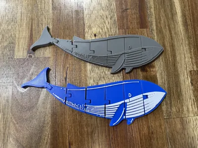 Print in Place Flexi Whale
