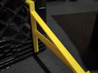 Milk Crate Keyboard Holder