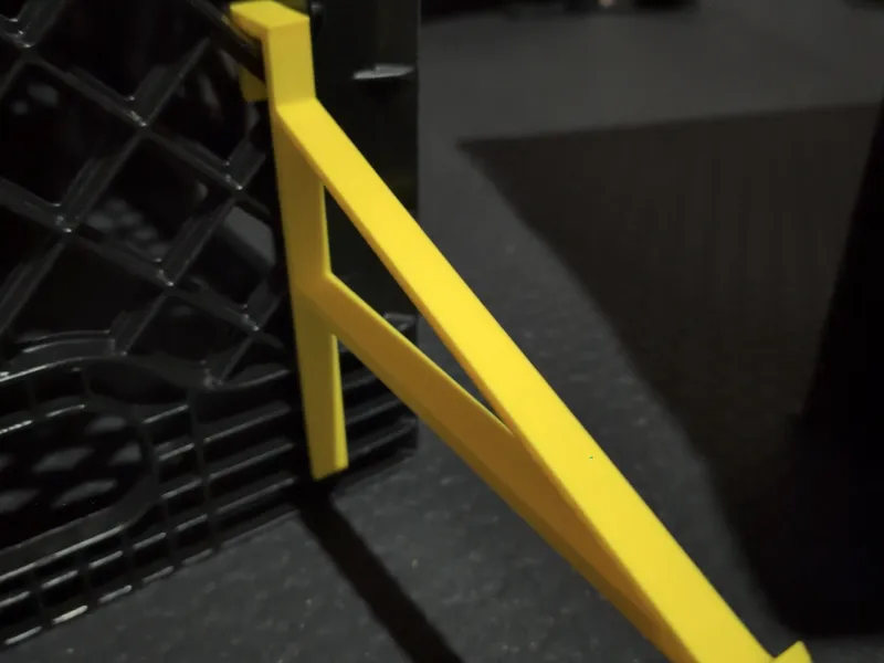 Milk Crate Keyboard Holder