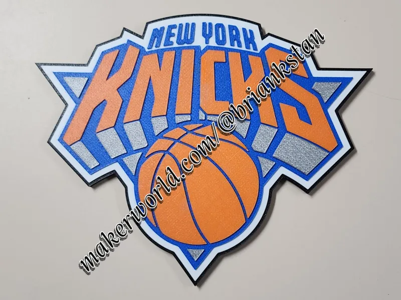 New York Knicks Logo Wall Display