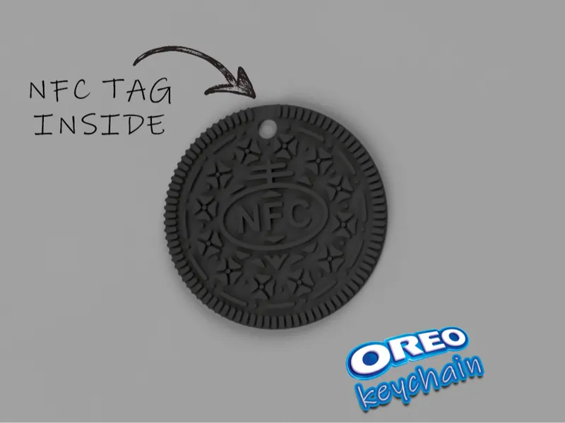 Oreo Keychain NFC