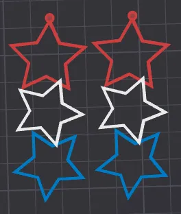 Red,_White,_and_Blue_Earrings_w_holes view 3