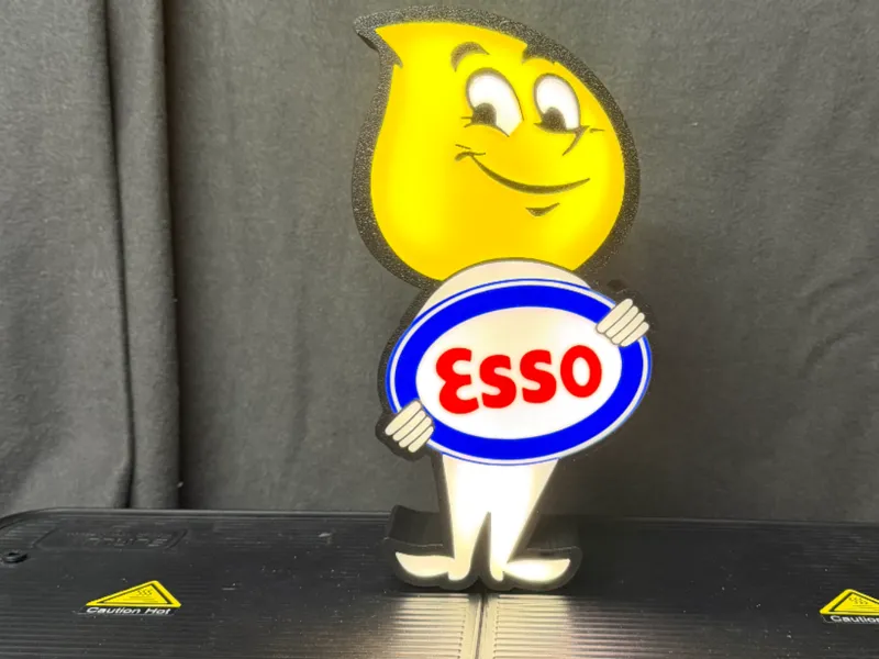 ESSO Männchen Lightbox