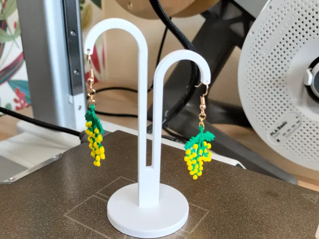 Mimosa Flower Earrings - Women's Day Spring Gift