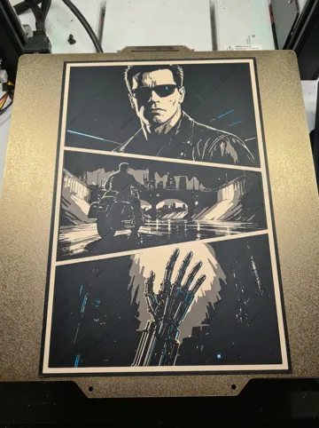 Cuadro decorativo en 3D: Terminator 2 T-800 Storyboard Wall Art — vista de referencia 4