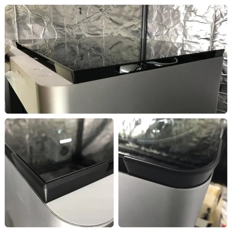 X1 - top glass lid riser holder shim air vent