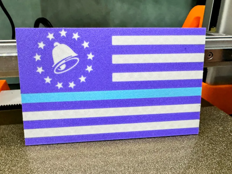 The Thin Dew Line flag