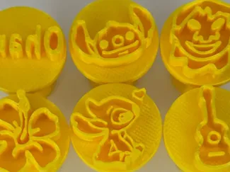 Carimbo para brigadeiro - Lillo Stitch
