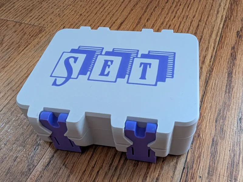 SnapLock Card Box + Insert for Set cards (purple)