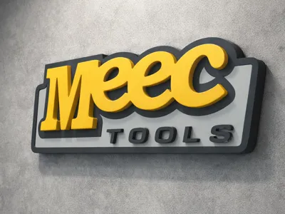 Meec Tools – 3D Wall Sign (Workshop Decor)