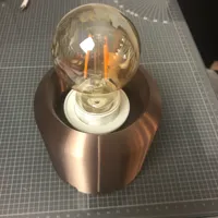 Lampe lune Ø20cm avec pied de table — photo 7