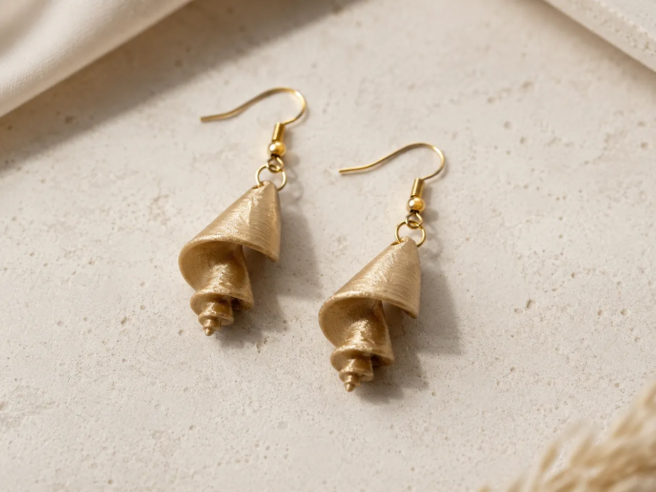Thatcheria Mirabilis Shell Earrings view 4